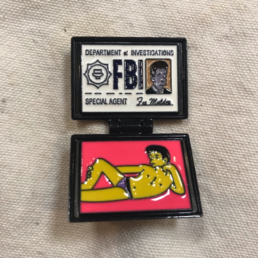 The X Files Fox Mulder Enamel Pin